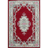Handwoven French Abussan Wool Rug - Avolon - Red - Rugs Of Beauty - 15