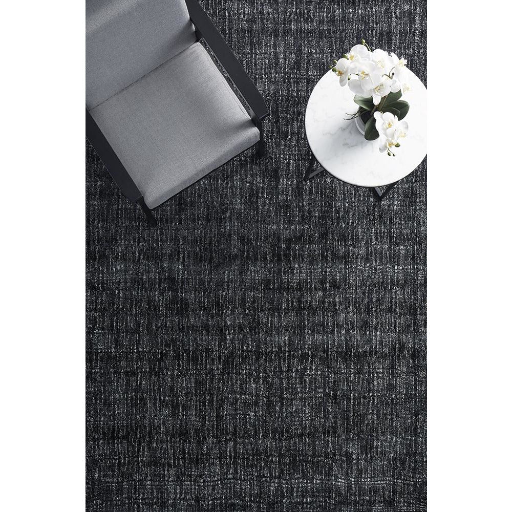 Orial Hand Loomed Black Modern Rug - Rugs Of Beauty - 2