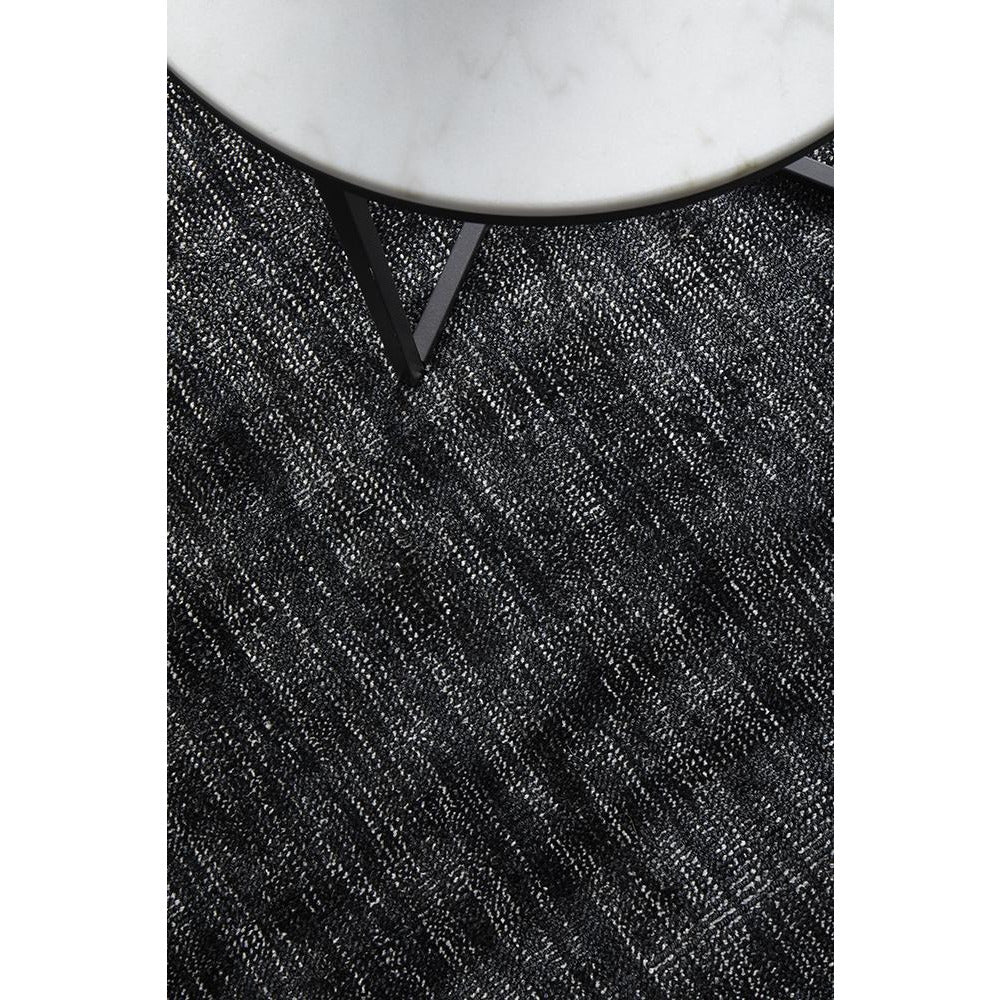 Orial Hand Loomed Black Modern Rug - Rugs Of Beauty - 4