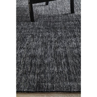 Orial Hand Loomed Black Modern Rug - Rugs Of Beauty - 5