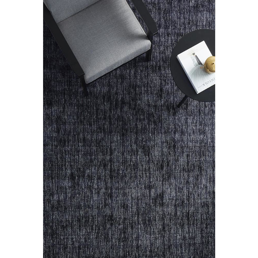 Orial Hand Loomed Denim Blue Modern Rug - Rugs Of Beauty - 2