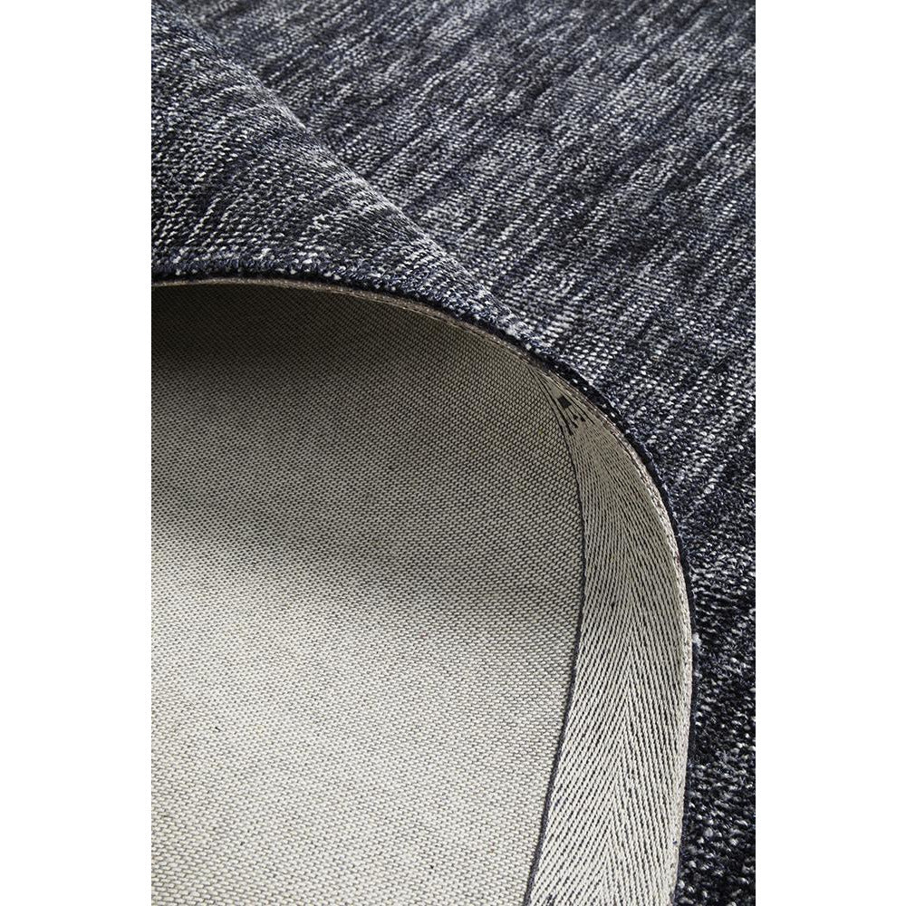 Orial Hand Loomed Denim Blue Modern Rug - Rugs Of Beauty - 7