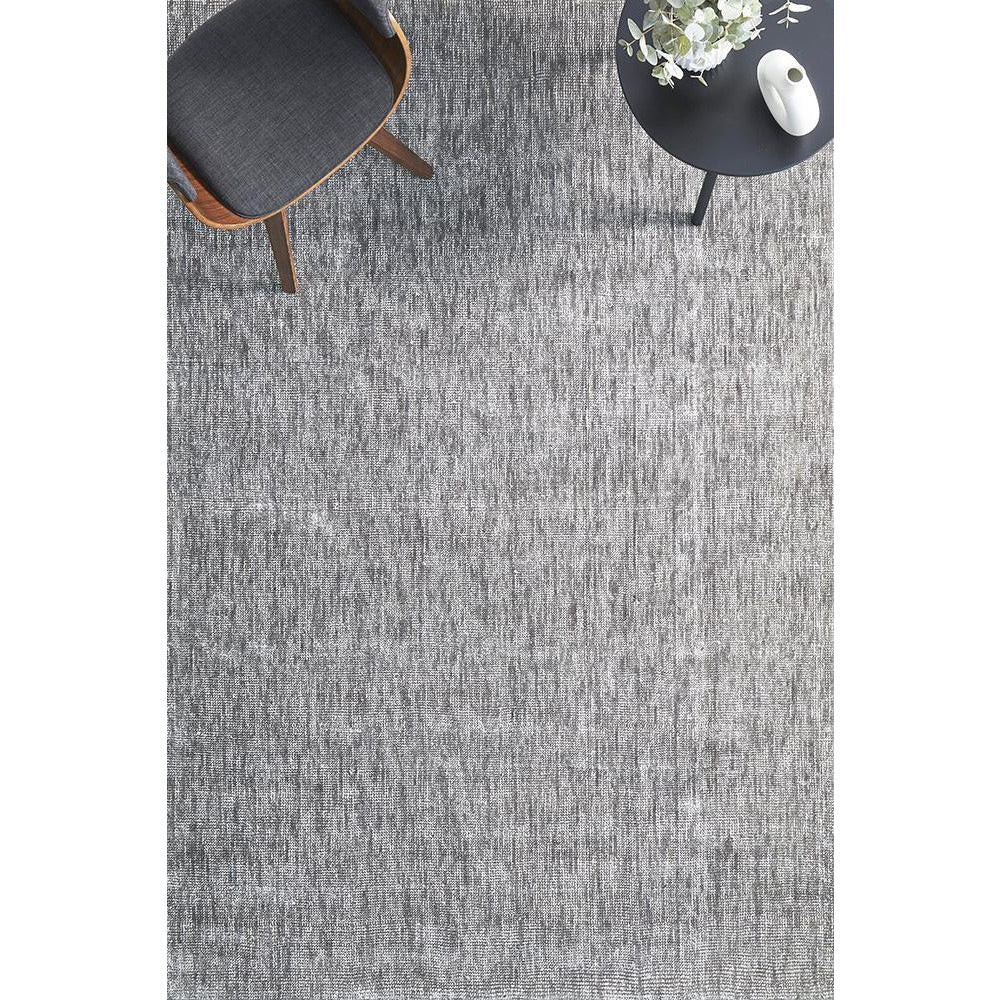 Orial Hand Loomed Stone Grey Modern Rug - Rugs Of Beauty - 2