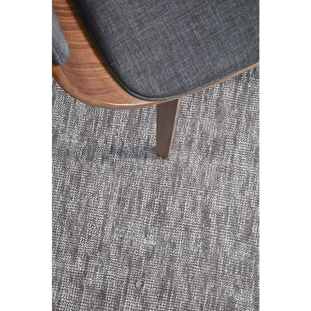 Orial Hand Loomed Stone Grey Modern Rug - Rugs Of Beauty - 4