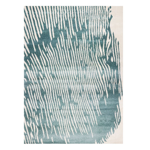 Kara 927 Blue Modern Abstract Pattern Rug - Rugs Of Beauty - 1