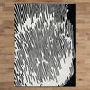Kara 927 Black White Modern Abstract Pattern Rug - Rugs Of Beauty - 2
