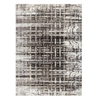 Kara 928 Beige Grey Modern Abstract Pattern Rug - Rugs Of Beauty - 1