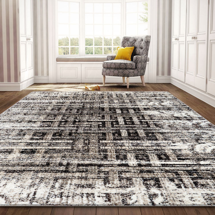 Kara 928 Beige Grey Modern Abstract Pattern Rug - Rugs Of Beauty - 2