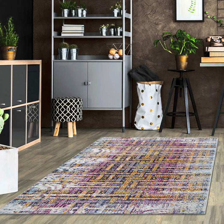 Kara 928 Multi Coloured Modern Abstract Pattern Rug - Rugs Of Beauty - 2