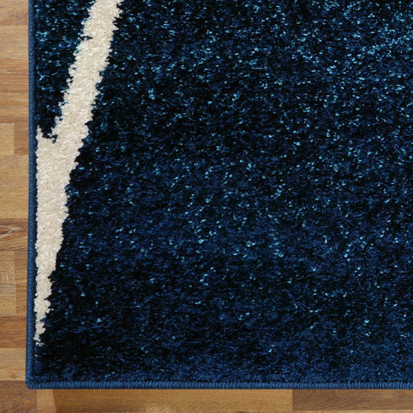 Kara 930 Blue Beige Floral Modern Abstract Pattern Rug - Rugs Of Beauty - 5