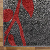 Kara 930 Red Beige Grey Floral Modern Abstract Pattern Rug - Rugs Of Beauty - 4