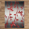 Kara 930 Red Beige Grey Floral Modern Abstract Pattern Rug - Rugs Of Beauty - 3