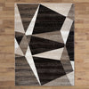 Kara 931 Beige Black Geometric Modern Abstract Pattern Rug - Rugs Of Beauty - 3