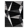 Kara 931 Black Grey Beige Geometric Modern Abstract Pattern Rug - Rugs Of Beauty - 1