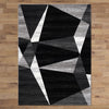 Kara 931 Black Grey Beige Geometric Modern Abstract Pattern Rug - Rugs Of Beauty - 3