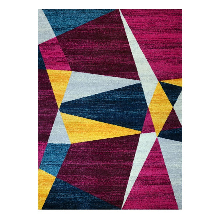 Kara 931 Multi Colour Geometric Modern Abstract Pattern Rug - Rugs Of Beauty - 1