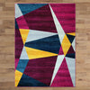 Kara 931 Multi Colour Geometric Modern Abstract Pattern Rug - Rugs Of Beauty - 3