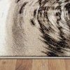 Kara 932 Beige Brown Swirl Modern Abstract Pattern Rug - Rugs Of Beauty - 5