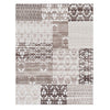 Meknes 337 Brown Modern Patterned Textured Rug - Rugs Of Beauty - 1