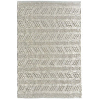 Larissa 1302 Wool Polyester Cream Tribal Rug - Rugs Of Beauty - 1