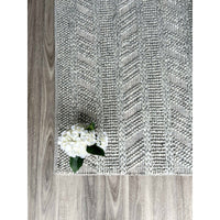 Larissa 1302 Wool Polyester Grey Tribal Rug - Rugs Of Beauty - 2