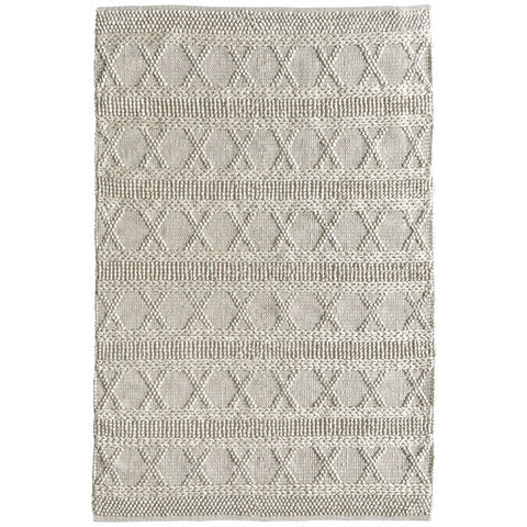 Larissa 1303 Wool Polyester Cream Tribal Rug - Rugs Of Beauty - 1
