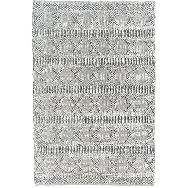 Larissa 1303 Wool Polyester Grey Tribal Rug - Rugs Of Beauty - 1