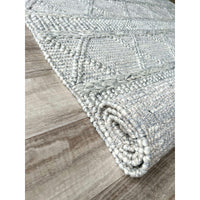 Larissa 1303 Wool Polyester Grey Tribal Rug - Rugs Of Beauty - 4