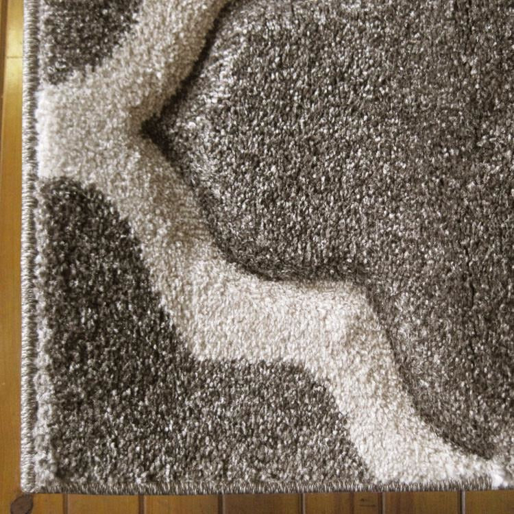 Dover Lattice Grey Beige Modern Trellis Rug - 3