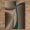 Guildford 645 Teal Modern Patterned Rug - Rugs Of Beauty - 3