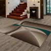 Guildford 645 Teal Modern Patterned Rug - Rugs Of Beauty - 2