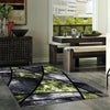 Guildford 646 Lime Green Charcoal White Modern Abstract Patterned Rug - Rugs Of Beauty - 2