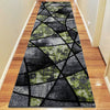 Guildford 646 Lime Green Charcoal White Modern Abstract Patterned Rug - Rugs Of Beauty - 7