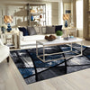 Guildford 646 Opal Charcoal White Modern Abstract Patterned Rug - Rugs Of Beauty - 2