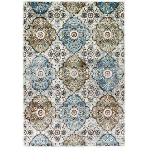 Robina 4254 Multi Colour Transitional Rug - Rugs Of Beauty - 1