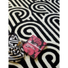 Florence Broadhurst Turnabouts Black 039205 Designer Wool Rug - Rugs Of Beauty - 4