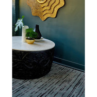 Florence Broadhurst Slub Charcoal 039405 Designer Wool Viscose Rug - Rugs Of Beauty - 2