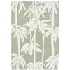 Florence Broadhurst Japanese Bamboo Jade 039507 Designer Wool Rug - Rugs Of Beauty - 1