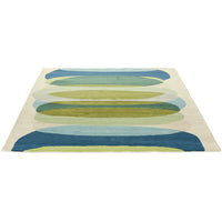 Harlequin Elliptic Emerald 140307 Designer Wool Rug - Rugs Of Beauty - 4