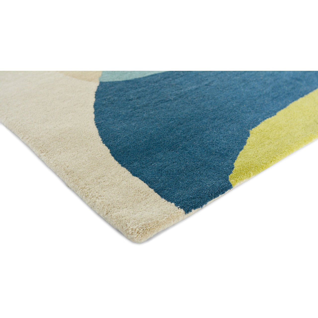 Harlequin Elliptic Emerald 140307 Designer Wool Rug - Rugs Of Beauty - 5