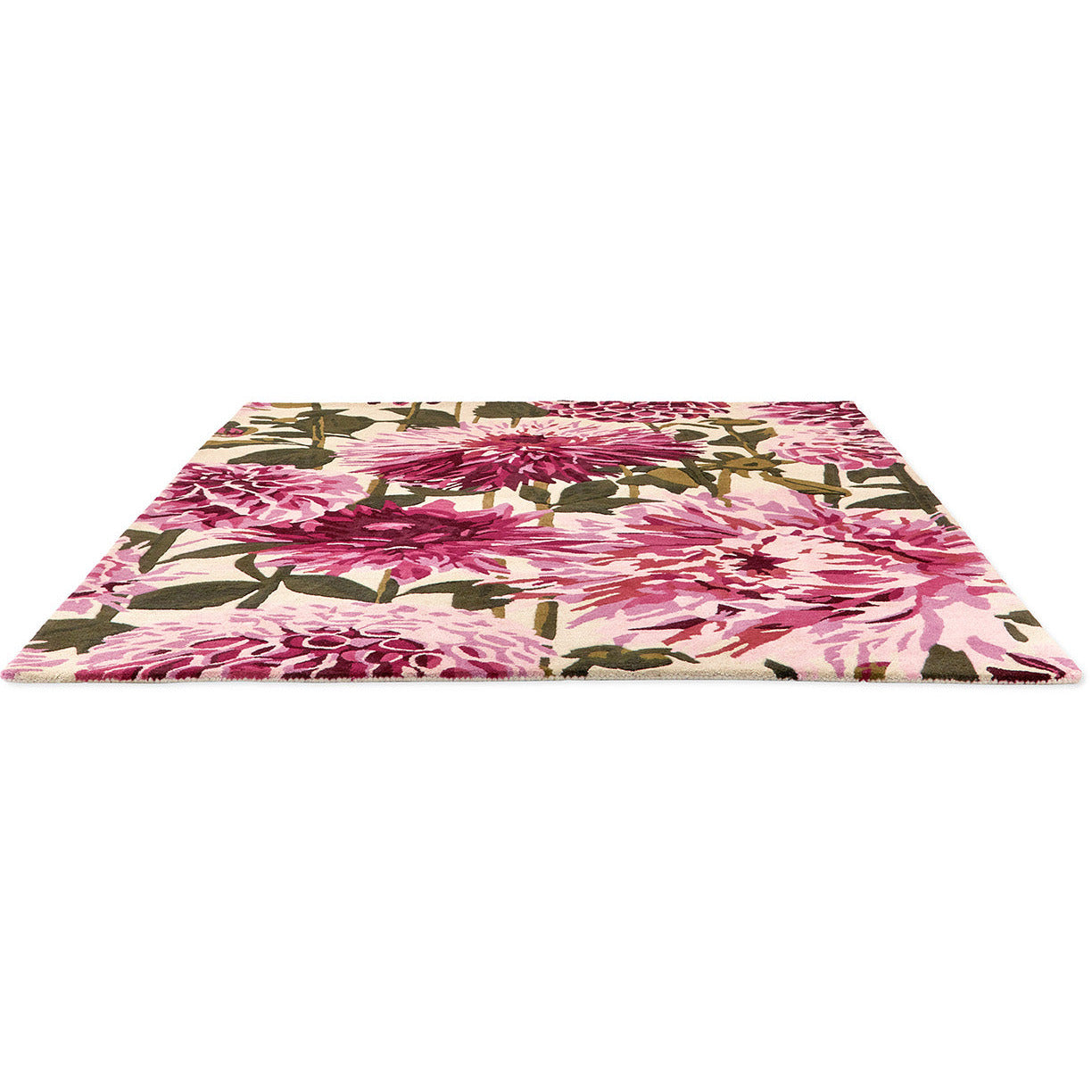 Harlequin Dahlia Fuchsia Palm 142402 Designer Wool Rug - Rugs Of Beauty - 4