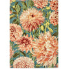 Harlequin Dahlia Coral Wilderness 142408 Designer Wool Rug - Rugs Of Beauty - 1