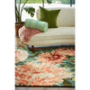 Harlequin Dahlia Coral Wilderness 142408 Designer Wool Rug - Rugs Of Beauty - 2