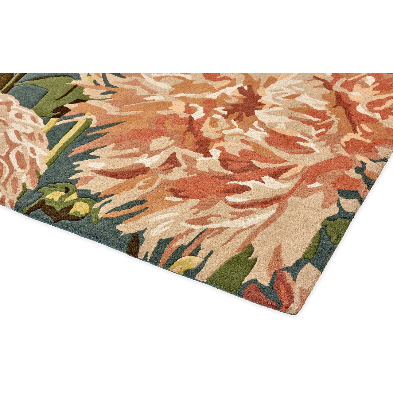 Harlequin Dahlia Coral Wilderness 142408 Designer Wool Rug - Rugs Of Beauty - 5