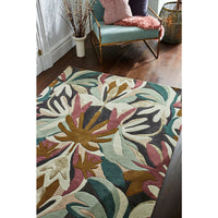Harlequin Melora Positano Succulent 142702 Designer Wool Viscose Rug - Rugs Of Beauty - 2