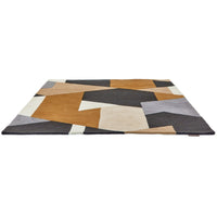 Harlequin Popova Caramel Slate Shell 143101 Designer Wool Rug - Rugs Of Beauty - 4