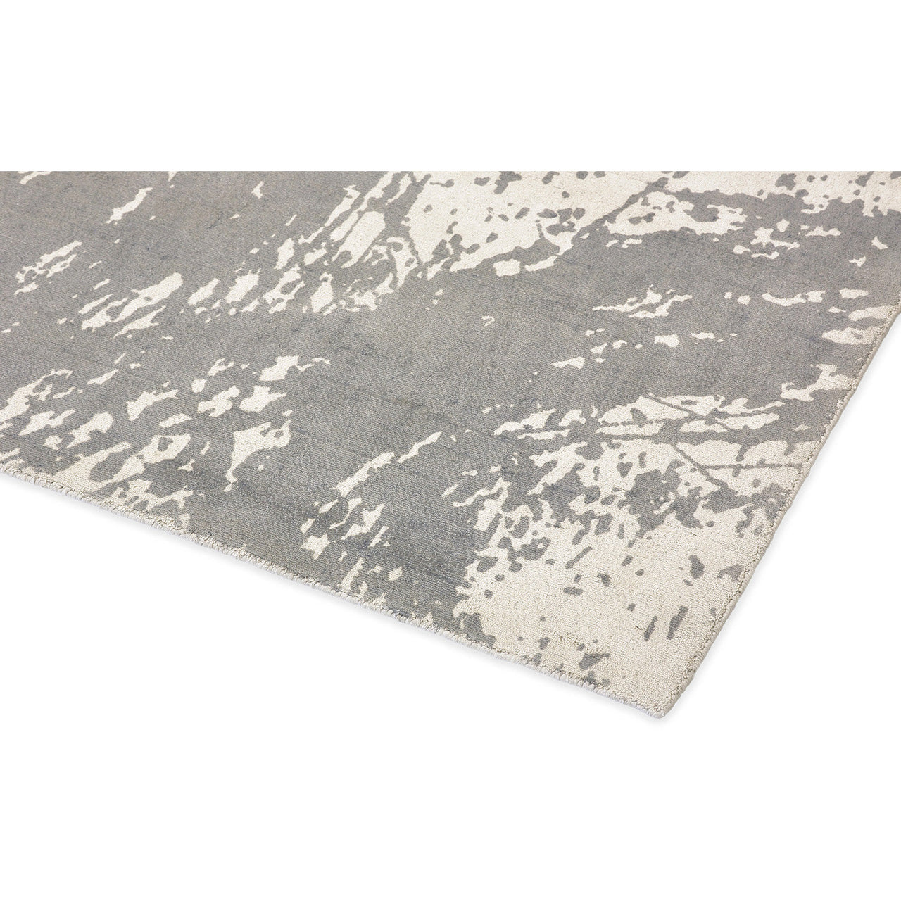 Harlequin Enigmatic Pewter Awakening 143304 Designer Cotton Rug - Rugs Of Beauty - 5