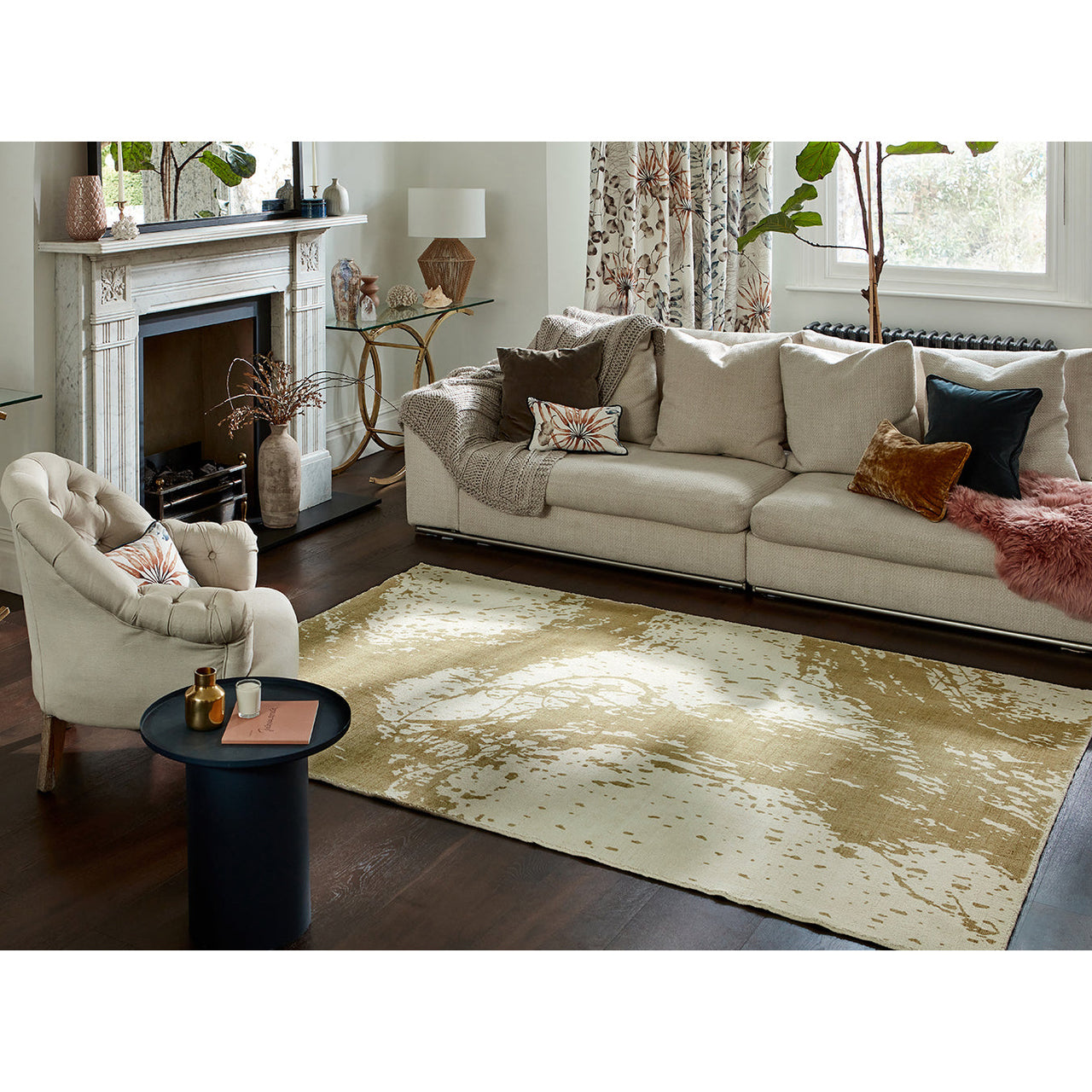 Harlequin Enigmatic Sahara Awakening 143306 Designer Cotton Rug - Rugs Of Beauty - 2