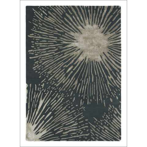 Harlequin Shore Truffle 40605 Designer Abstract Wool Viscose Rug - Rugs Of Beauty