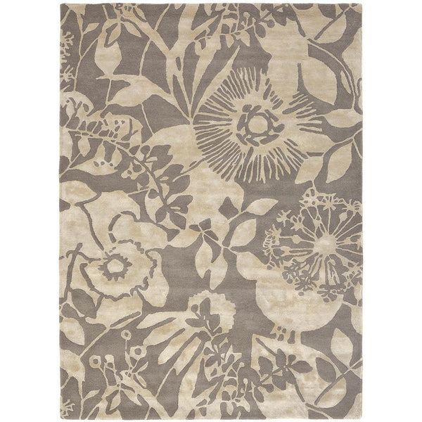 Harlequin Coquette Slate 41104 Designer Wool Viscose Rug - Rugs Of Beauty - 1